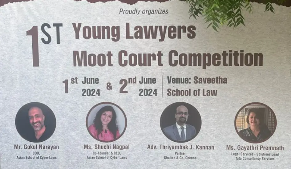 India's 1st Young Lawyers National Moot Court Competition